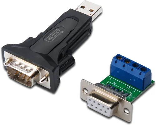 Vista 6 de Digitus Adaptador USB a serie - Convertidor RS232 - USB 1.1 Tipo-A a DSUB 9M - chipset PL2303RA - Cable incl. 31.5 in