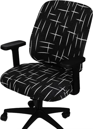 Vista 41 de Melaluxe Funda para silla de oficina de computadora, funda universal protectora y elástica para silla giratoria elástica