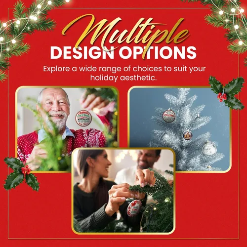 Vista 3 de Adorno decorativo para hornear galletas para panaderos – Oranment de Navidad – Decoración de árbol de Navidad – Divertido adorno de Navidad 2023