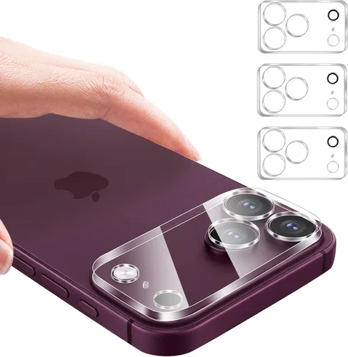 Vista 5 de Protector de lente de cámara para iPhone 17, vidrio templado