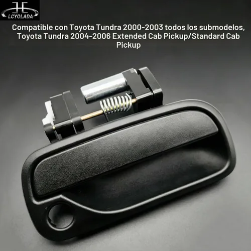Vista 2 de 2 manijas exteriores de la puerta delantera izquierda para conductor y pasajero derecho para Toyota Tundra 2000-2003, para camioneta Tundra