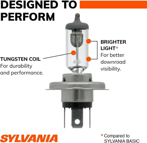 Vista 5 de Bombilla de faros halógenos XtraVision SYLVANIA 9003 (también compatible con H4), (paquete de 2), 9003