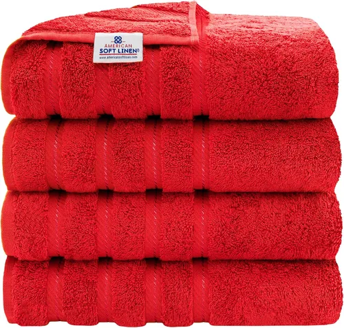 Vista 72 de American Soft Linen - Juego de toallas de 3 piezas, 1 toalla de baño, 1 toalla de mano y 1 toalla pequeña, 100% algodón turco para baño, juego