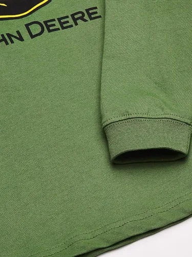 Vista 3 de John Deere Camiseta de manga larga para niño pequeño, color verde