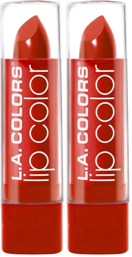 Vista 26 de L.A. COLORS Color de labios rico en humedad, rojo baya CML530