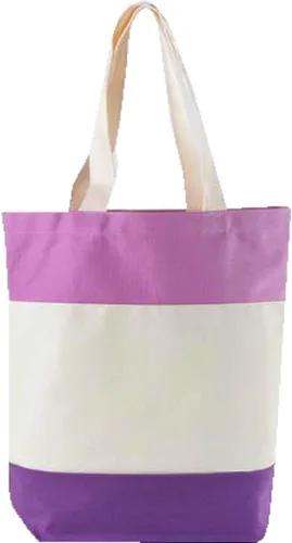 Vista 3 de Bolsa de lona resistente reutilizable para uso diario con hermoso