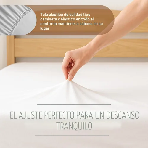 Vista 6 de ShopBedding - Sábana bajera ajustable (2 unidades)