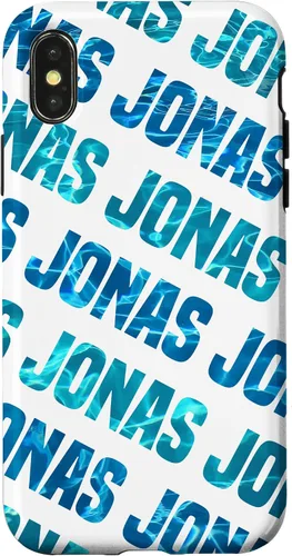 Vista 5 de Funda personalizada para iPhone 16 Jonas para teléfono, color azul y verde azulado