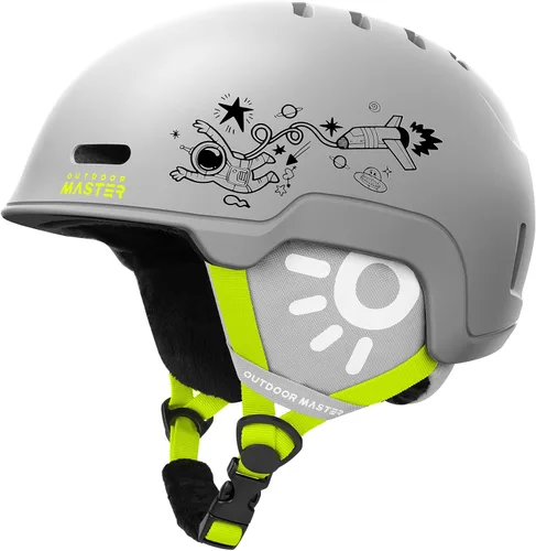 Vista 15 de OutdoorMaster Casco de Snowboard para Niños y Niñas - Carcasa de PC Duradera, Espuma EPS y 12 Rejillas de Ventilación, Ajuste con Dial Ajustable