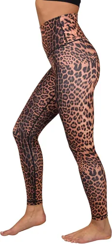 Vista 3 de Yogalicious Leggings suaves de cintura alta a prueba de sentadillas con estampado para mujer