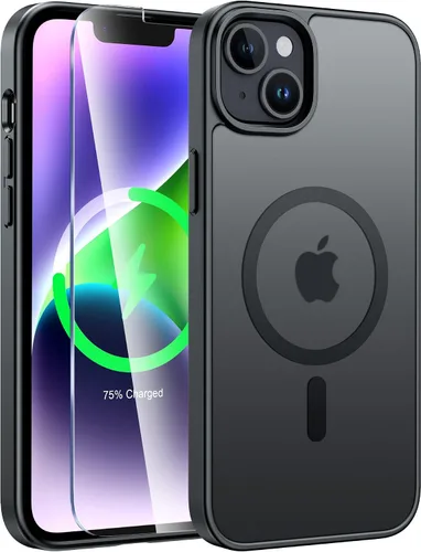 Vista 316 de FNTCASE - Funda para iPhone 16 Pro: magnética, mate, translúcida, de grado militar, protectora contra caídas, resistente, fina, duradera y a prueba