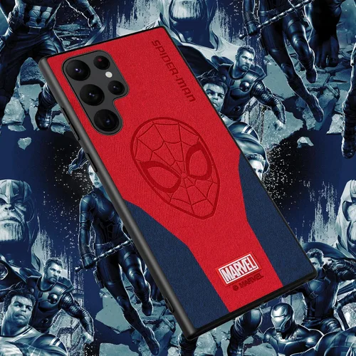 Vista 9 de IRON SPIDER Funda para Galaxy S24 Ultra 5G, con personaje de superhéroe, compatible con Samsung S24 Ultra, color rojo y azul