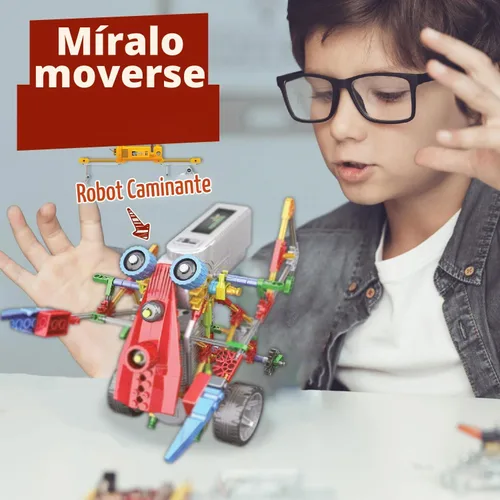 Vista 5 de Science4you Robotics Alfabot - Kit de construcción de robots para niños, 238 piezas, construye tus propios robots y hazlos mover, 3 robots