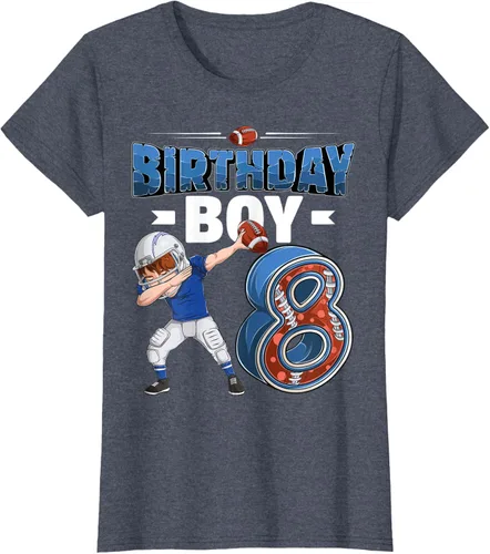 Vista 55 de Dabbing Boy - Camiseta de 8 años de fútbol americano americano, Negro, S