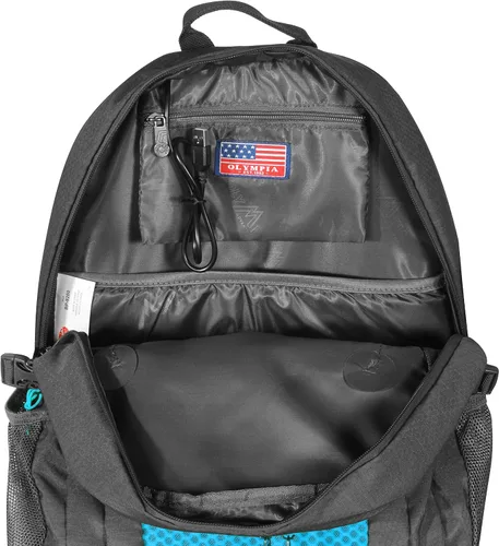 Vista 6 de Olympia U.S.A. USA Huntsman - Mochila para exteriores de 19" (25 l), gris + azul, Usa Huntsman - Mochila para exteriores (25 l)