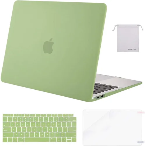 Vista 41 de MOSISO - Funda rígida y de plástico compatible con MacBook Air de 13 pulgadas versión 2022, 2021-2018, A2337 M1 A2179 A1932; con cubierta