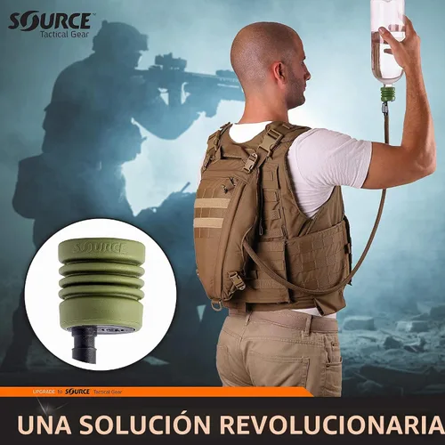 Vista 2 de Source Adaptador de tubo universal táctico para sistemas de hidratación