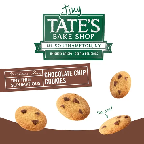 Vista 4 de Tate's Bake Shop Pequeñas galletas de chispas de chocolate sin gluten, 3 bolsas de 5.5 onzas