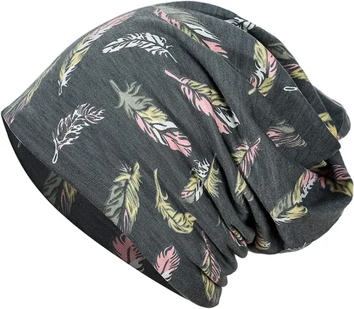 Vista 2 de JarseHera Gorros de algodón para quimioterapia para mujer, gorro para el cáncer, turbante