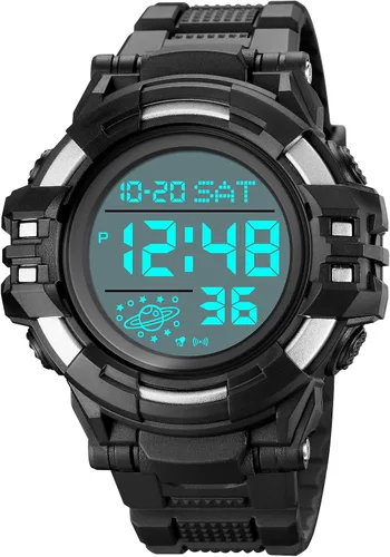 Vista 2 de XCZAP Reloj de moda multifuncional para deportes al aire libre, pantalla electrónica luminosa impermeable para hombre