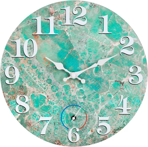 Vista 12 de Reloj de pared vintage con letrero de café para cocina, estilo rústico, funciona con pilas, para cocina/cafetería/comedor/hogar (12 pulgadas)