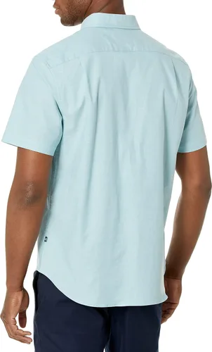 Vista 4 de Nautica Camisa Oxford de manga corta para hombre