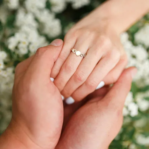 Vista 3 de STARCHENIE Anillo de compromiso infinito para mujer, plata de ley 925, alianza de compromiso, boda, aniversario, joyería talla 5-10