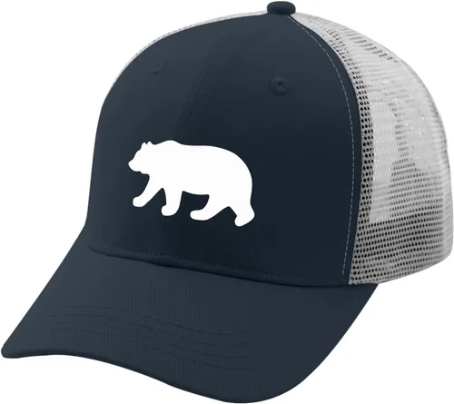 Vista 2 de devor Gorras de béisbol con diseño de oso para mujer, divertido sombrero ajustable para papá