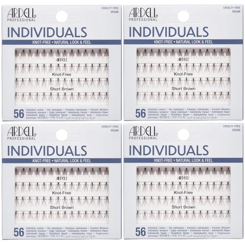 Vista 8 de Ardell Pestañas postizas individuales – Combo, negro, aspecto natural, racimos de pestañas, fácil aplicación para efecto de extensión de pestañas