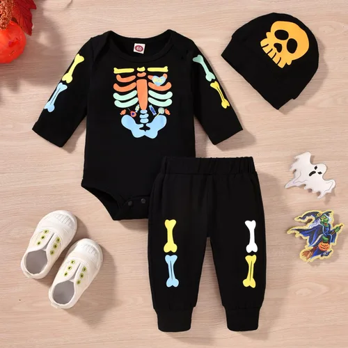 Vista 4 de Ropa de Halloween para bebés recién nacidos, niños y niñas, ropa de Halloween