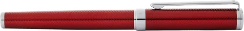 Vista 3 de Sheaffer Intensity - Laca roja grabada con borde cromado y punta media con tinta roja