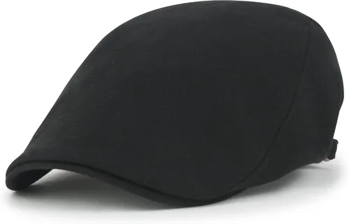 Vista 9 de ililily Gorra plana de algodón suave Newsboy Ivy Stretch Fit Driver Hunting Hat