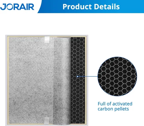 Vista 8 de Filtro de repuesto HE401 para purificador de aire Shark 4 compatible con purificador de aire Shark 4 Fan HE400, HE401C, HE401NP, HE402, HE402AMZ