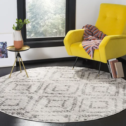 Vista 49 de SAFAVIEH Colección Adirondack Alfombra Decorativa - 2'6" x 4', Negro y Marfil, Diseño Moderno Desgastado, No Desprende Pelusa y Fácil Cuidado, Ideal