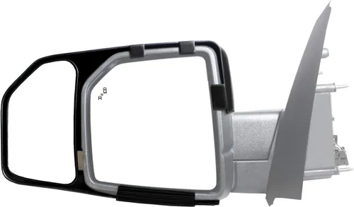 Vista 2 de K SOURCE Snap & Zap 81850 Espejo de remolque de ajuste personalizado para F150 2015-2020, patentado
