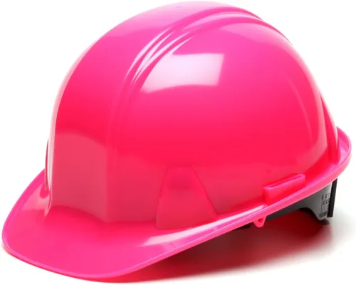 Vista 8 de Pyramex SL Series Cap Style Hard Hat, 4-Point Ratchet HDPE shell, Rain trough, Low-profile design, Fits all head sizes, Construction & utility