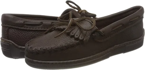 Vista 7 de Minnetonka Mocasines Kilty con flecos para mujer, Natural