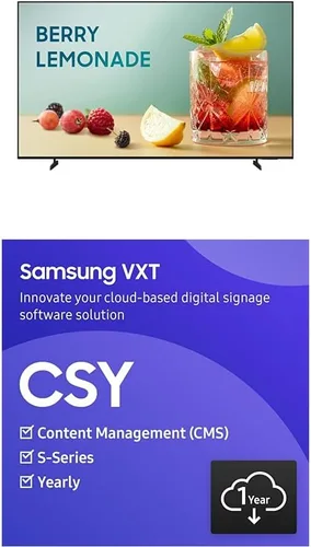 Vista 13 de Samsung 43" 4K BEFX-H Business Pro TV, señalización digital compatible con CMS (LH43BEFHLGFXGO)