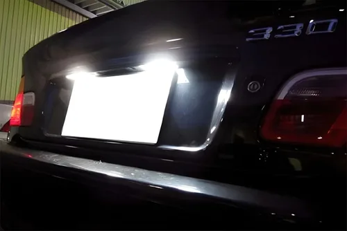 Vista 7 de iJDMTOY OEM-Fit - Kit de luces LED completas para placa de matrícula de 3 W, compatible con BMW 1998-2003 E46 Pre-LCI 325ci 330ci Coupe, 2000-2001