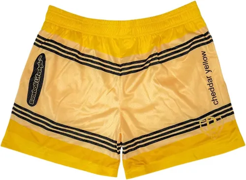 Vista 8 de Baseball Lifestyle 101 Pantalones cortos de malla Crayon para niño con bolsillos laterales y cintura elástica, 5 pulgadas de entrepierna, tallas