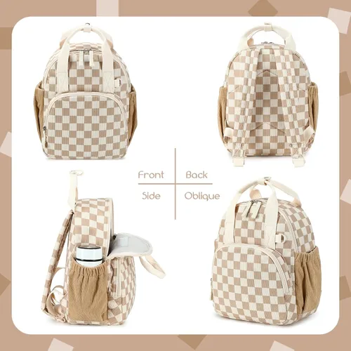 Vista 8 de Bluboon Mochila infantil para niñas y niños de 2 a 4 años, lindas mochilas de 12 pulgadas para preescolar, mochilas para guardería, escuela, viajes