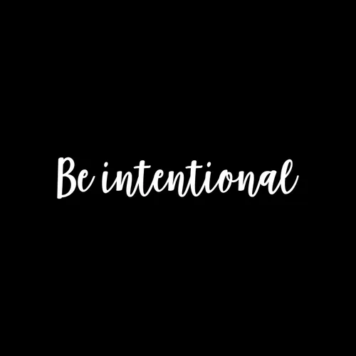 Vista 4 de Calcomanía de vinilo para pared, con texto en inglés «Be Intentional», 4 x 22 pulgadas, calcomanía inspiradora de moda con cita positiva