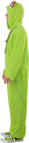 Vista 7 de Oscar the Grouch Costume Onesie for Adults