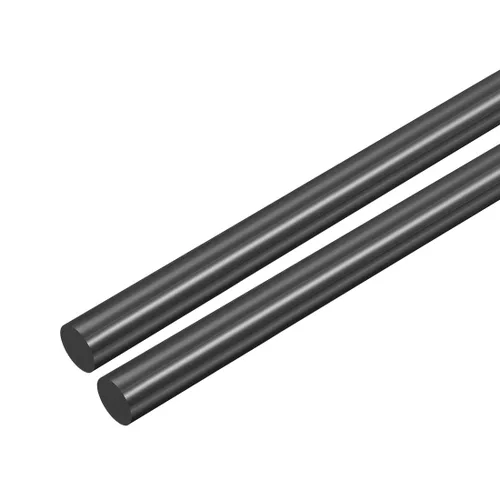 Vista 44 de uxcell Varilla redonda de plástico de 1/2 pulgada de diámetro y 20 pulgadas de longitud, varillas de polioximetileno, barras redondas de plástico