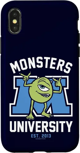 Vista 5 de Funda para iPhone 13 Disney Pixar Monsters University Mike Wazowski Est. 2013