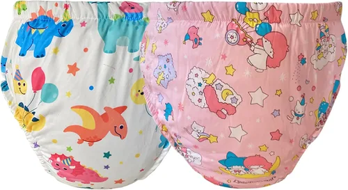 Vista 10 de Se puede reutilizar, ropa interior permanente lavable para adultos, pañales de entrenamiento para bebés, ropa interior impermeable