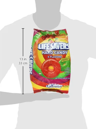 Vista 8 de Life Savers Five Flavors - Bolsa de dulces duros, 41 onzas (paquete de 2)