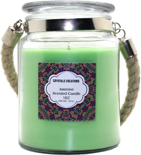 Vista 9 de Creations Dragon's Blood Vela perfumada con mango de cuerda, 18 onzas