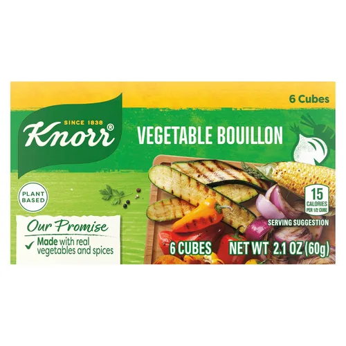 Vista 4 de Knorr Cubo de caldo, vegetal, 6 cubos, 2.1 oz