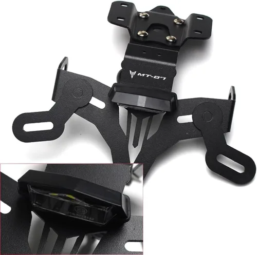 Vista 3 de TEMKIN W para Yamaha MT 07 FZ 07 MT07 FZ07 2013-2019 motocicleta trasera placa soporte soporte cola ordenado Fender Eliminator Y